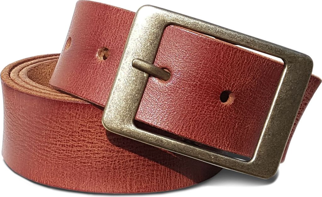 ROYALZ Vintage Ledergürtel Damen für Jeans Anzug Hosen Frauen Gürtel 4 mm starker Voll-Leder 38 mm Damengürtel