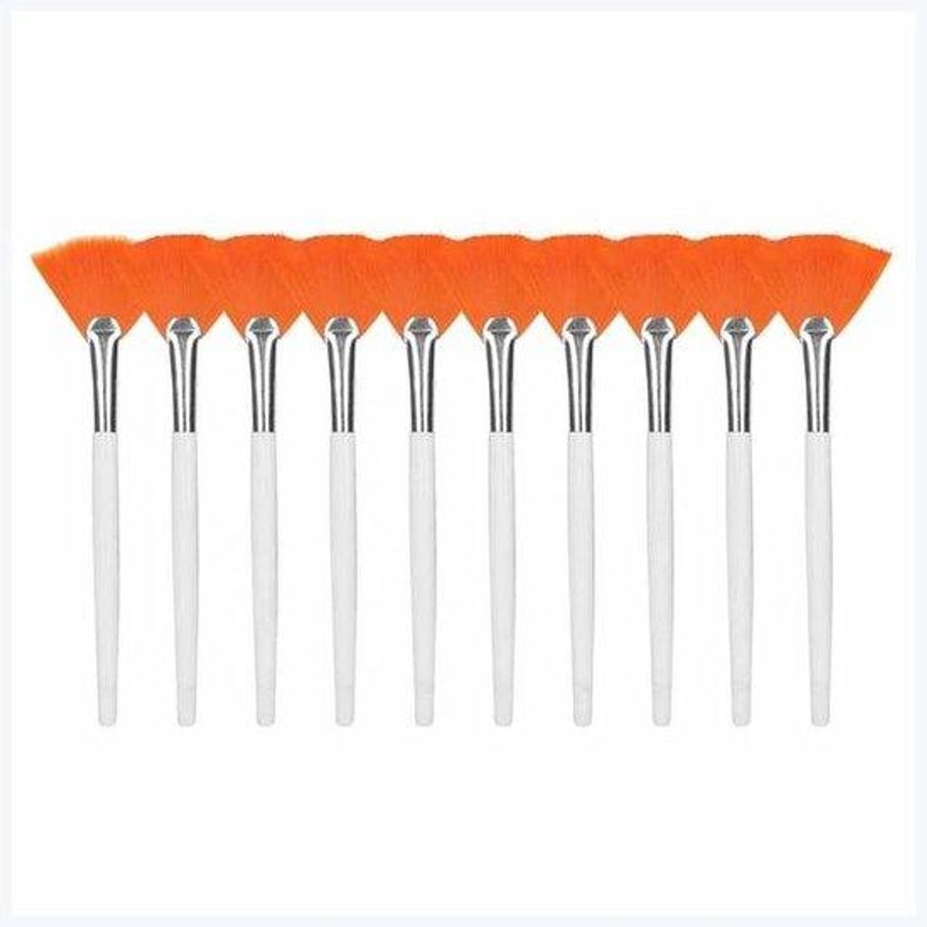 Professionelle Gesichtsmasker-Bürsten-Set, 10er Pack, zarte Gesichtsmasker-Bürsten, Make-up Bürsten, kosmetische Applicator-Bürsten