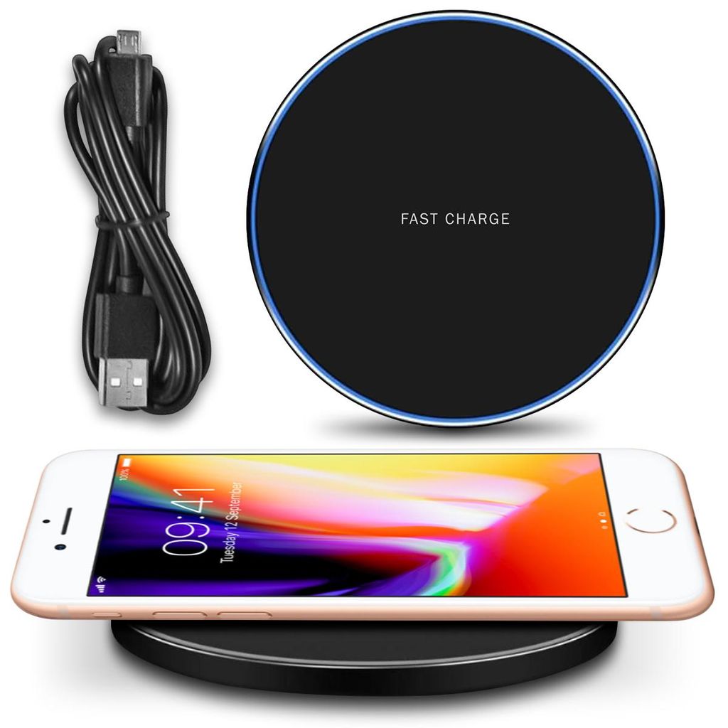QI Wireless Ladestation Apple iPhone 8 / 8 Plus Kabellos Induktives Ladegerät