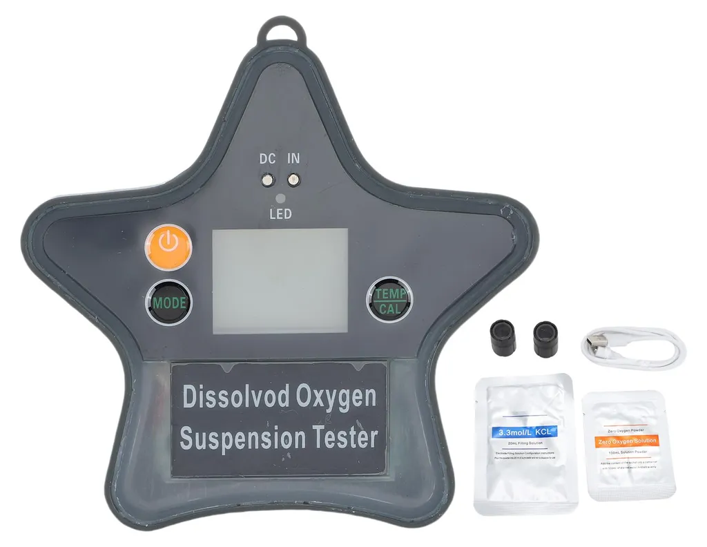 Analyseur de qualité de l'eau Bluetooth 2-en-1 pour oxygène dissous DO