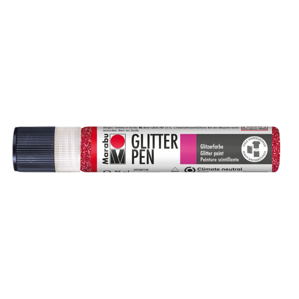 Marabu 1803 09 538 Glitter-Liner Glitter-Rubin 538, 25 ml Zdjęcie produktu 