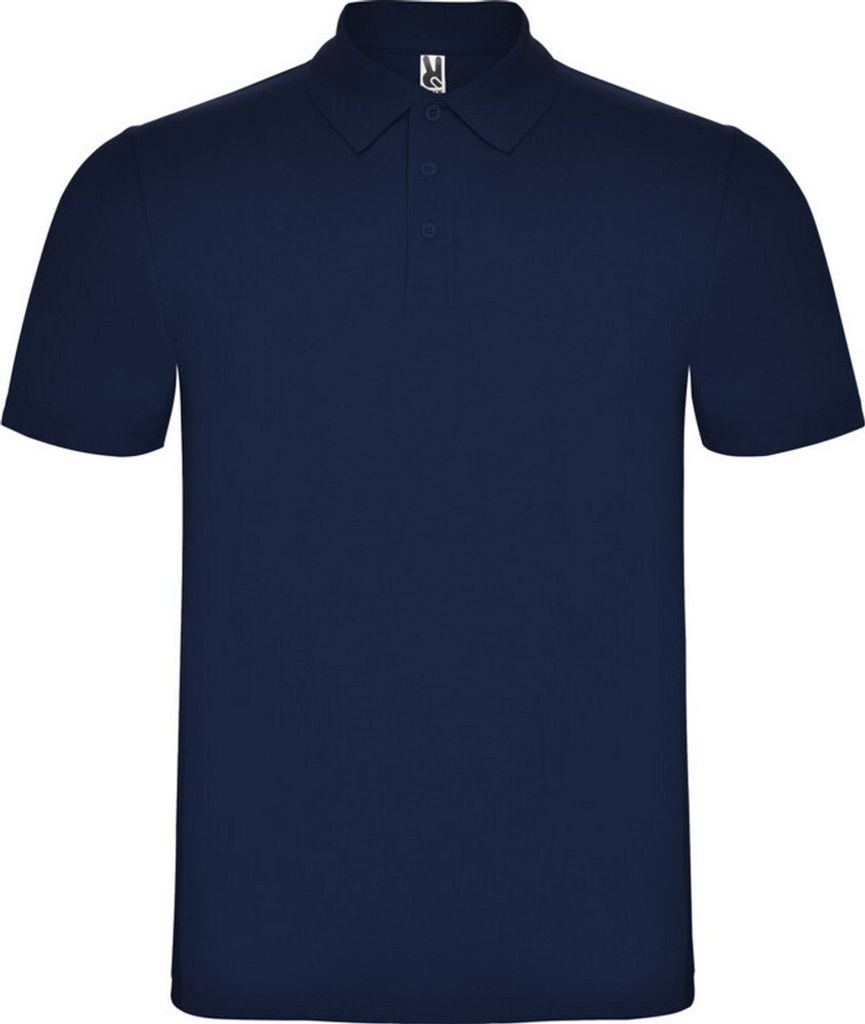 Roly - "Austral" Poloshirt für Herren/Damen Uni kurzärmlig PF4344 (3XL) (Marineblau)