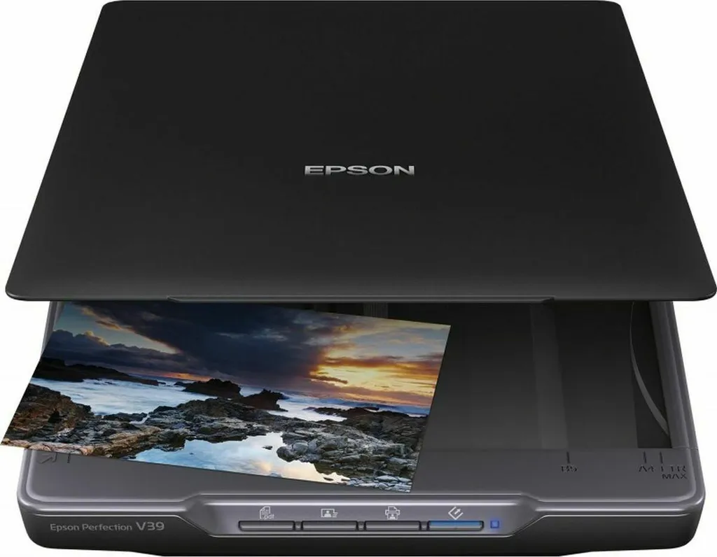 Scanner à plat Epson V39II pour documents A4 et photos haute résolution