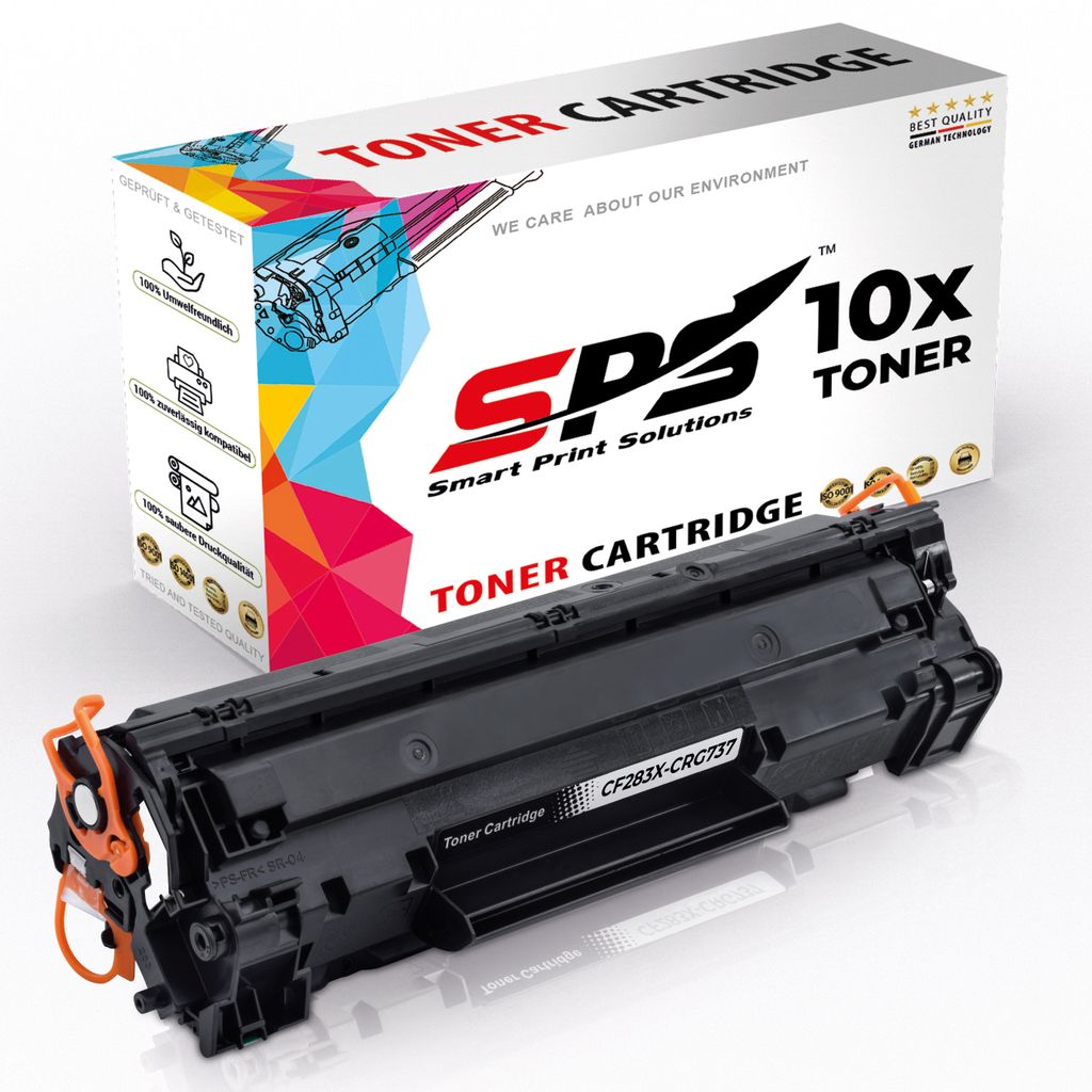 10x Kompatibel Canon 737 Toner Schwarz für Canon iSENSYS MF237w