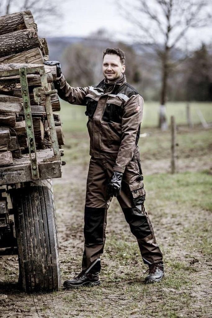 NITRAS Arbeitsjacke MOTION TEX PLUS Gr. 58 braun