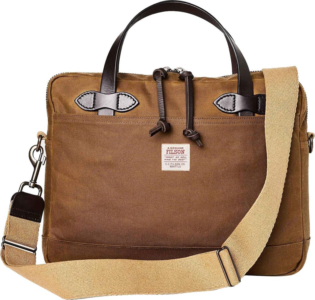 Filson Tin Cloth - Aktentasche 15.6" 45 cm (dark tan)