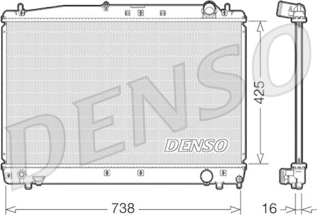 DENSO Kühler, Motorkühlung DRM50033