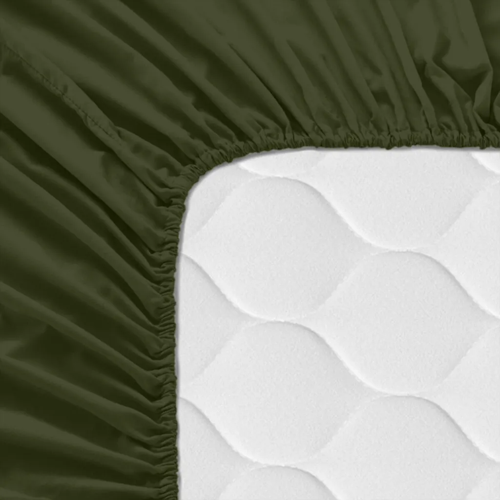 Drap-housse 200x200 cm en coton HappyFriday Basic avec bonnet de 32cm - 4