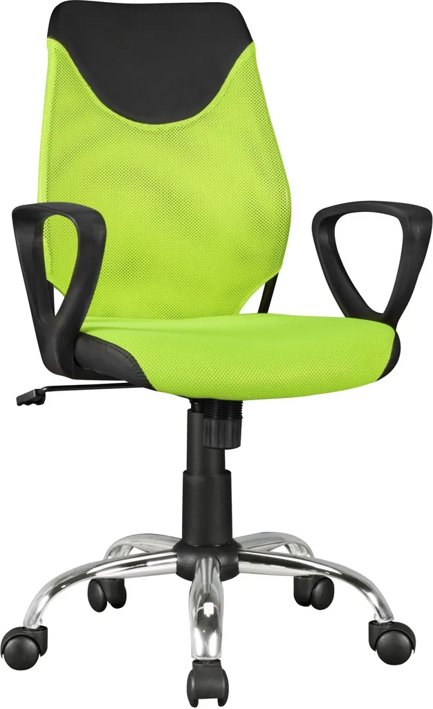 Sedia Gaming Bambini KiKa Nero Lime - Sedia Girevole Ultra Comoda