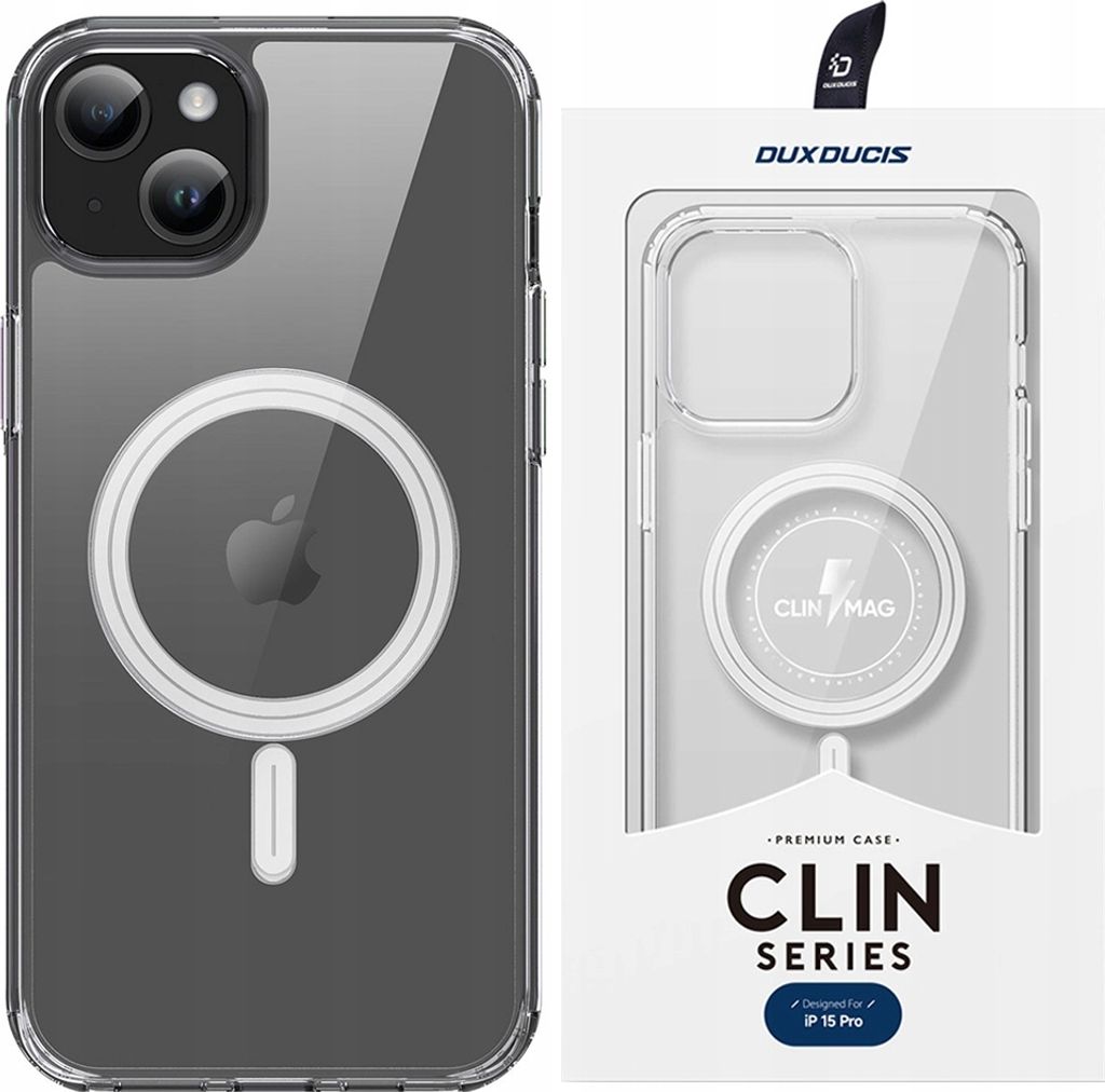 Dux Ducis Fall Fall mit Magsafe für Iphone 15 Transparent