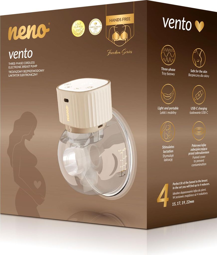 Neno VENTO Three-Phase Cordless Electronic Breast Pump