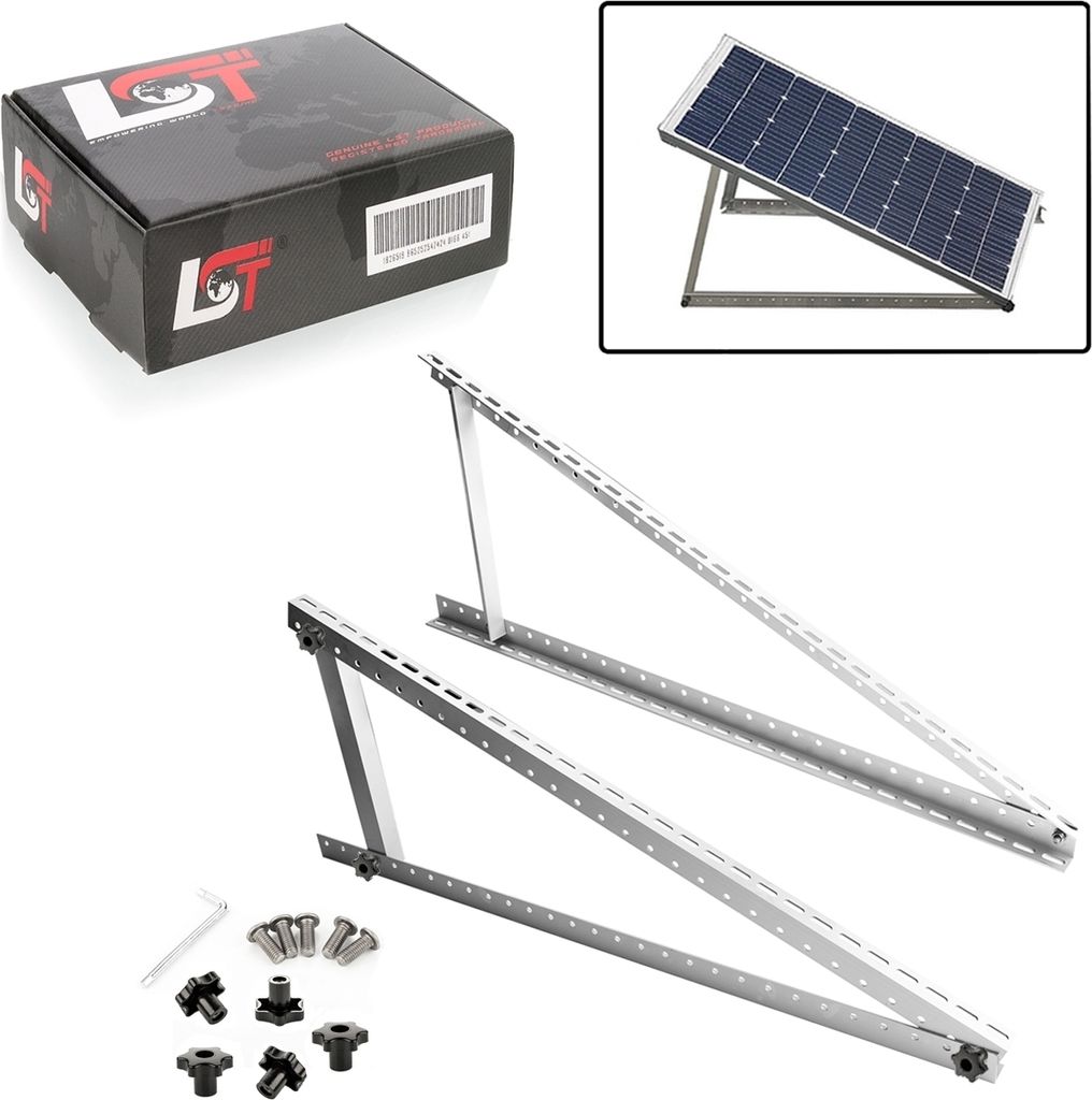 5x Aufständerung Solar Modulträger Halterung Solarständer Balkonkraftwerk 118 cm