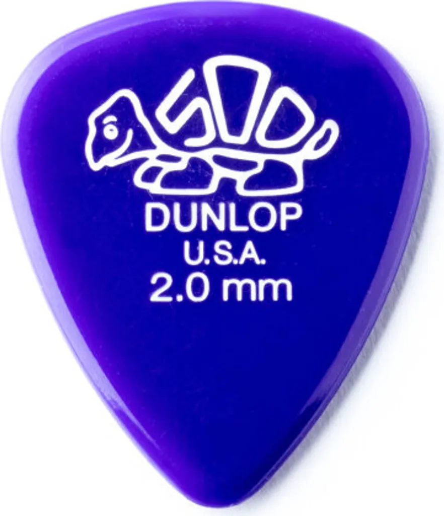 Dunlop Delrin 500 Plektren 2.00 mm Purpur - Pack de 72 Médiators Pro