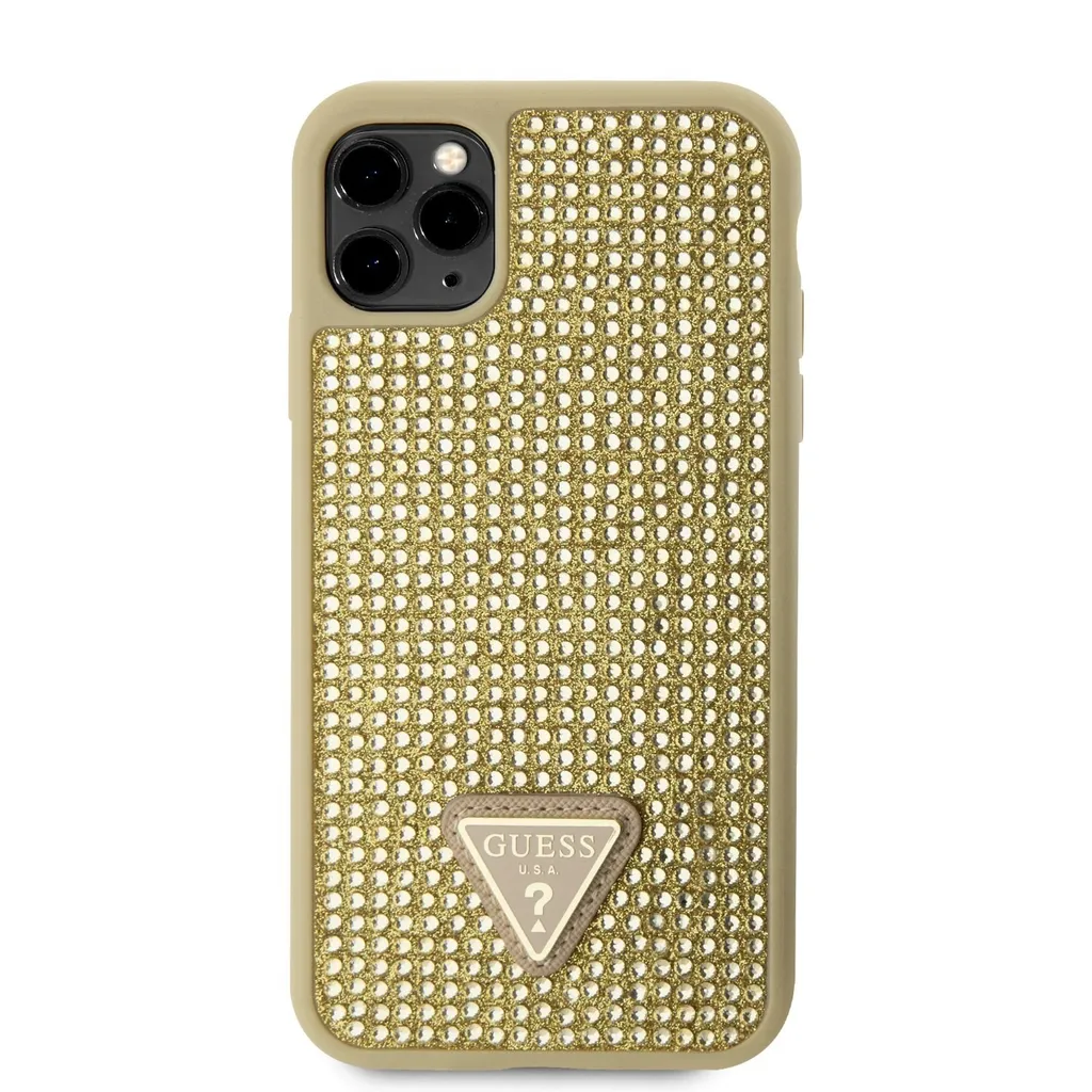 Coque de Soirée iPhone 11 Pro Max Gold - Accessoire Mode Guess Chic