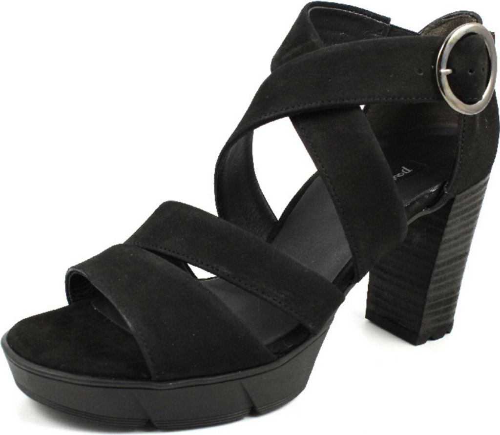 Paul Green Sandaletten Damen 38362D37393432 Schwarz 40 1/2 EU