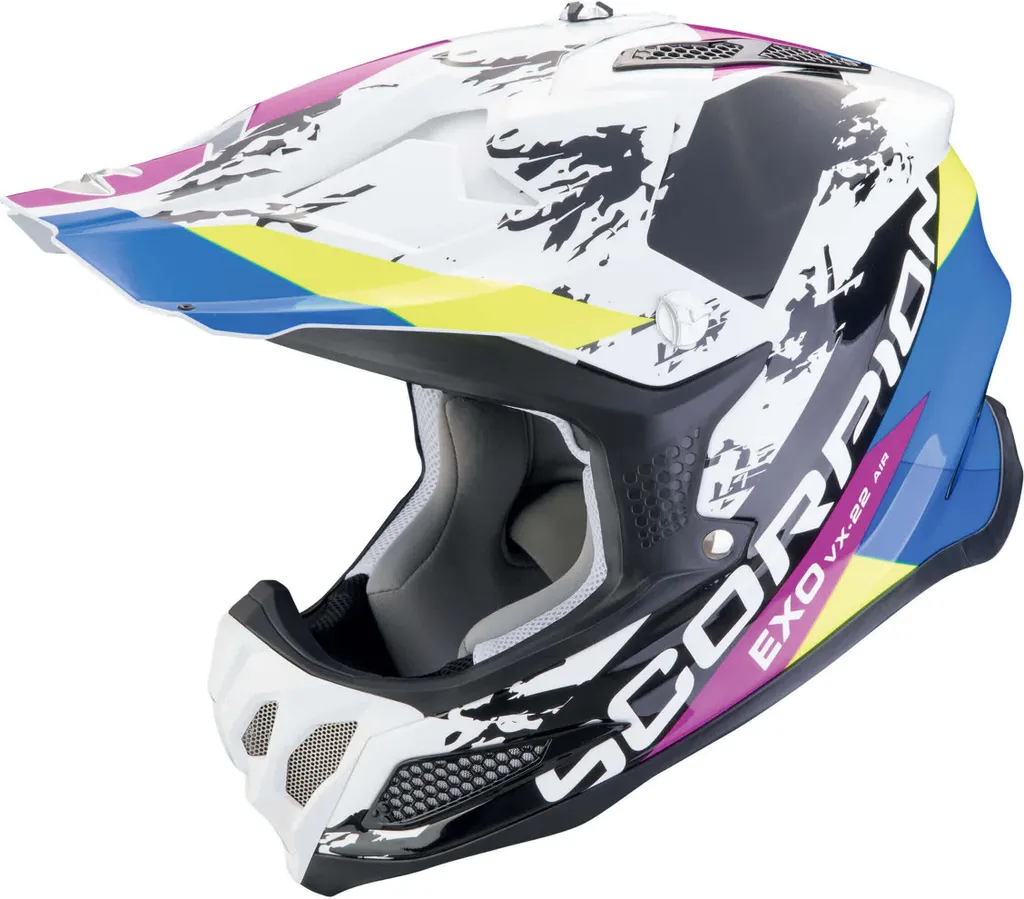 Casque de Cross Scorpion VX-22 Air CX en Fibres pour Compétition MX S