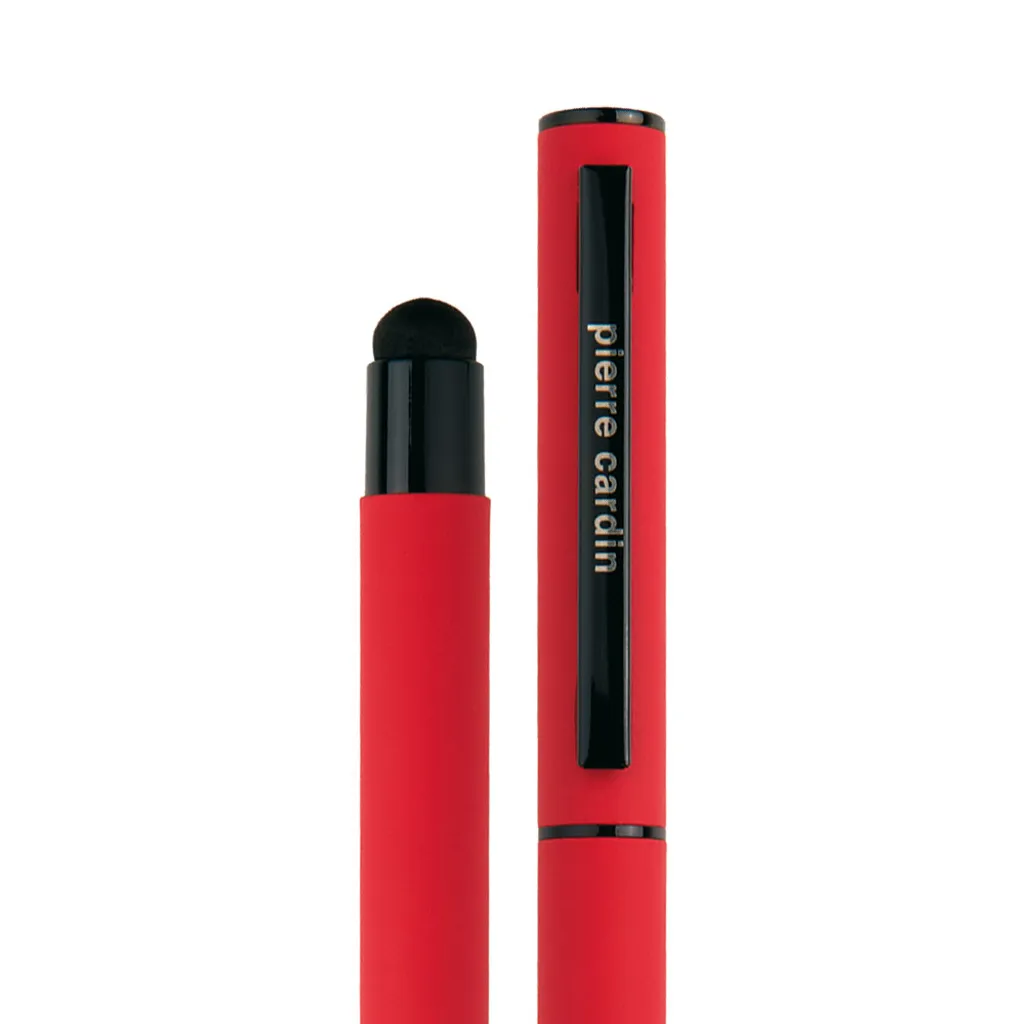 Penna Pierre Cardin Celebration Rossa - Roller Metallo 0,5mm con Stylus
