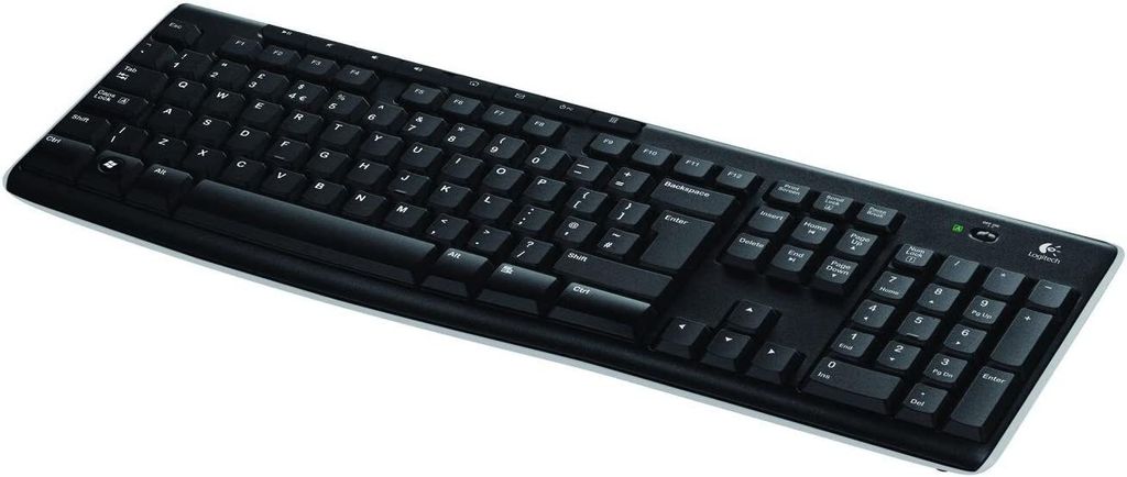 Logitech K270 - Standard - Kabellos - RF Wireless - QWERTY - Schwarz