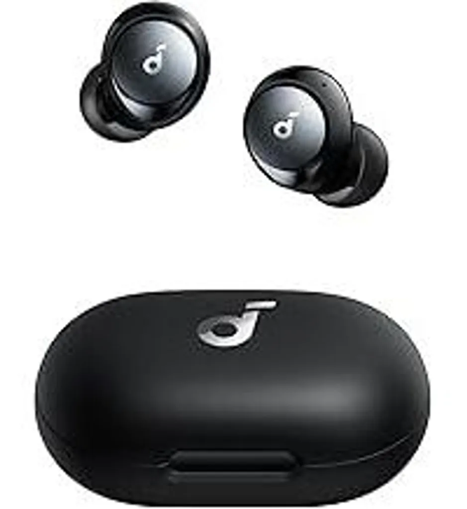 soundcore by Space A40, cancellazione automatica del rumore fino al 98%, auricolari wireless, 50 ore di riproduzione, suono ad alta risoluzione, design confortevole, controllo tramite app