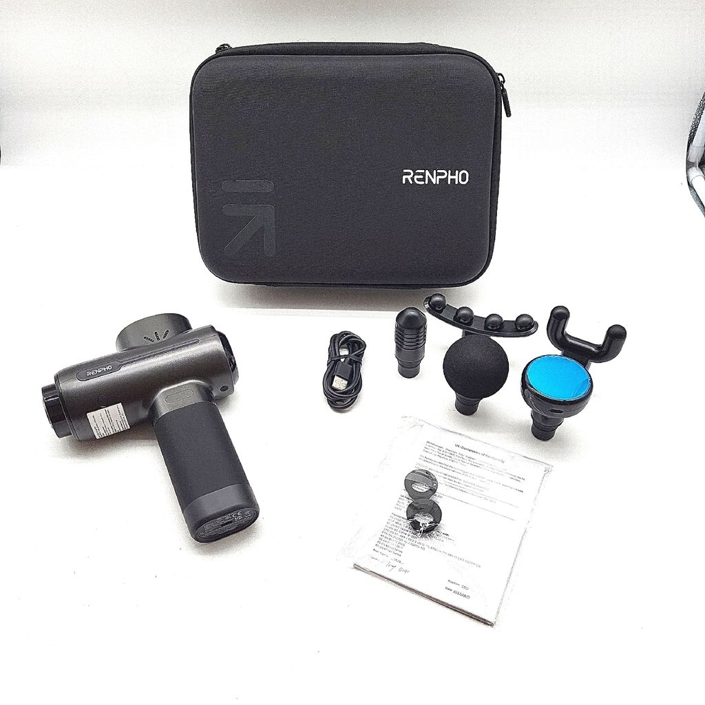 RENPHO Massagepistole Gesundheitsgerät Muskelmassage Gun Typ C Aufladung Erholung