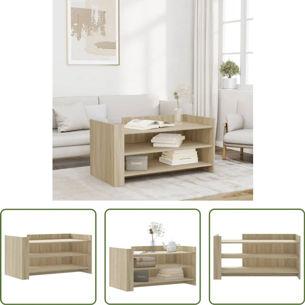 Coffee Table Rovere Sonoma 100x50 cm | The Living Store Chic