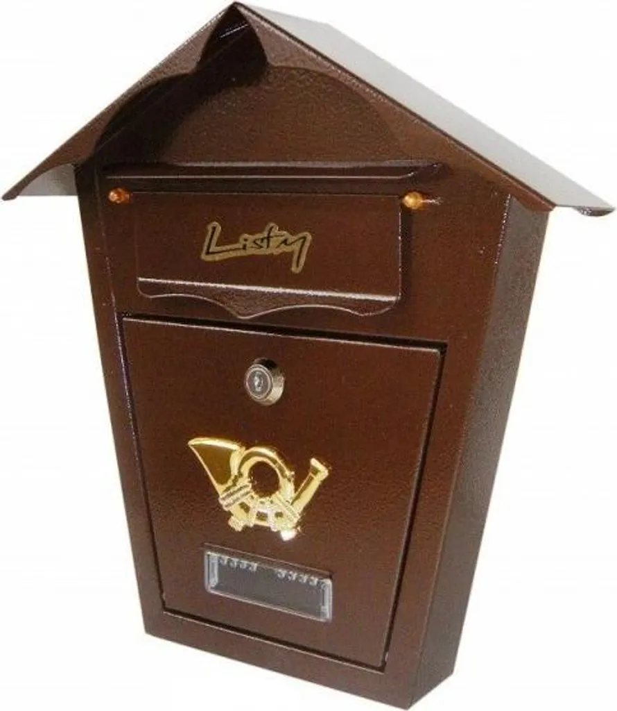 Boîte aux Lettres Sd1 Briefkasten Braun Skl Sd1 755 Design Mural Brun