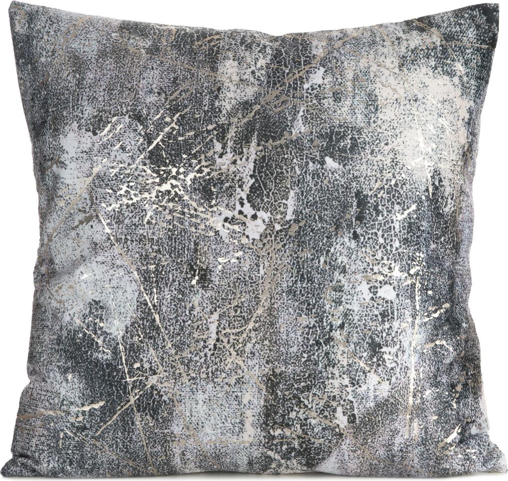 EUROFIRANY | Kissenhülle - 45 x 45 cm - grauer Kissenbezug - Modern und Stilvoll