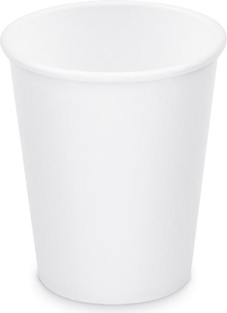 Gobelet en carton blanc 280 ml, M (Ø 80 mm) [50 pièces] Image du produit 