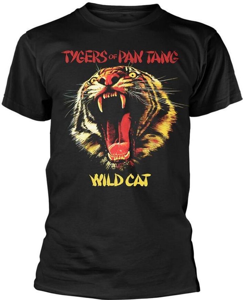 Tygers Of Pan Tang - "Wild Cat" T-Shirt für Herren/Damen Uni PH1738 (XL) (Schwarz)