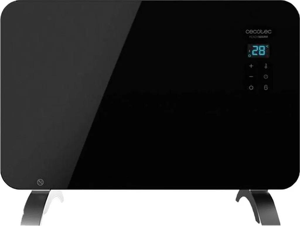Convecteur en verre Cecotec Ready Warm 6670 de 1000W Noir Connecté