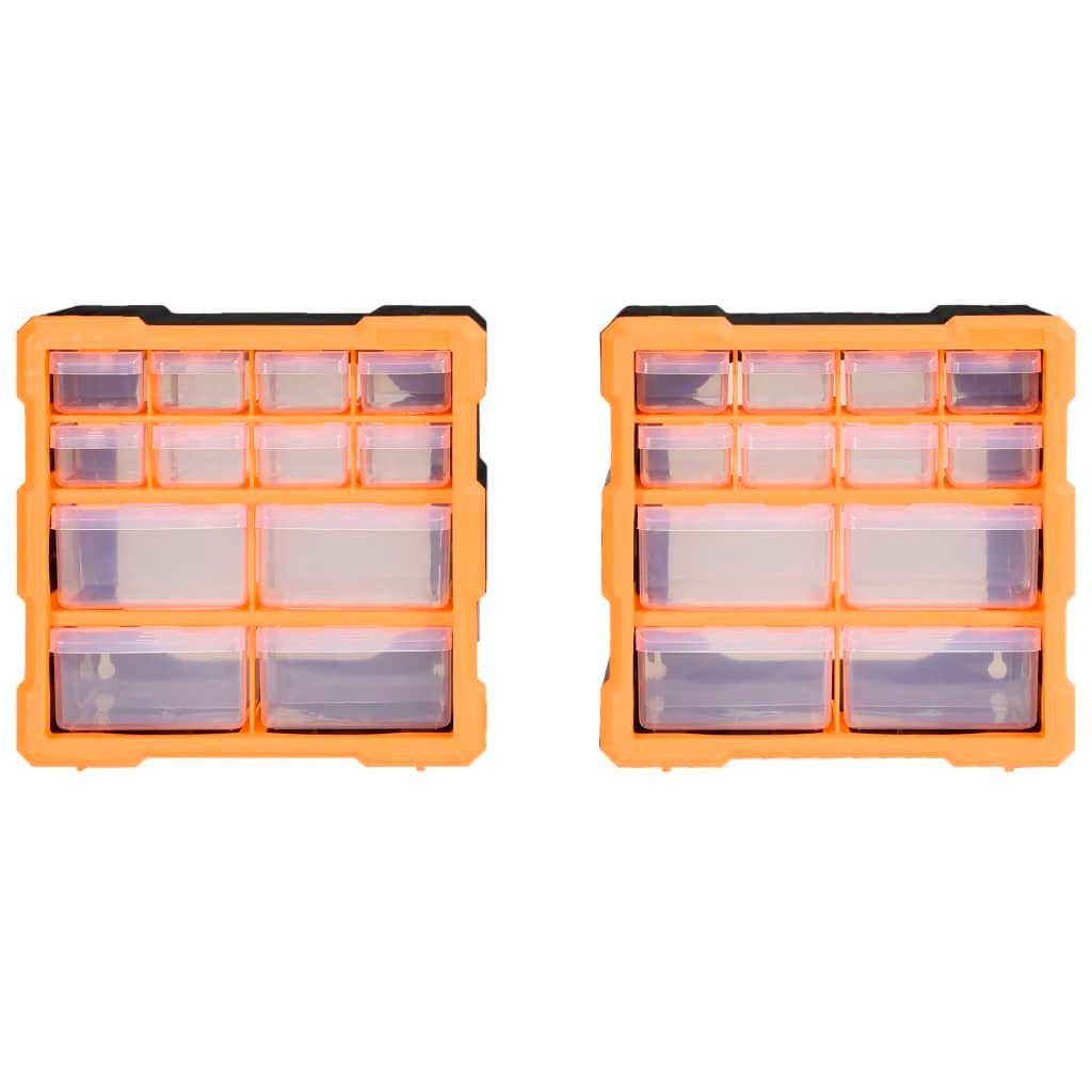 "SALE 2026" Multi-Schubladen-Organizer 2er-set - multifunktional& Moderne - 12 Schubladen 26,5x16x26 cm - Schubladeneinsätze & -organizer DE2291901