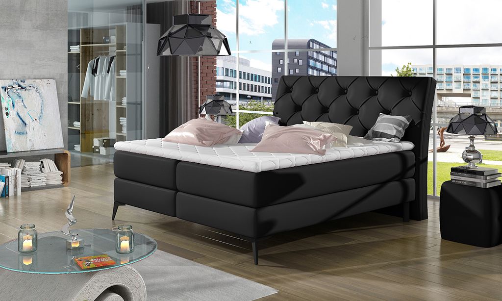NABBI Gepolstert Doppelbett mit Stauraum Latium 180 - Produktbild 