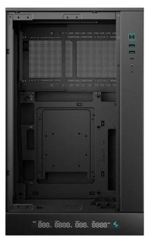 Boîtier PC Micro-ATX DeepCool CH270 Vertical avec Écran Digital - 8