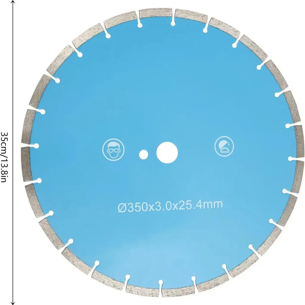 Scie à béton 4000W haute performance disque 350 mm pour coupe précise
