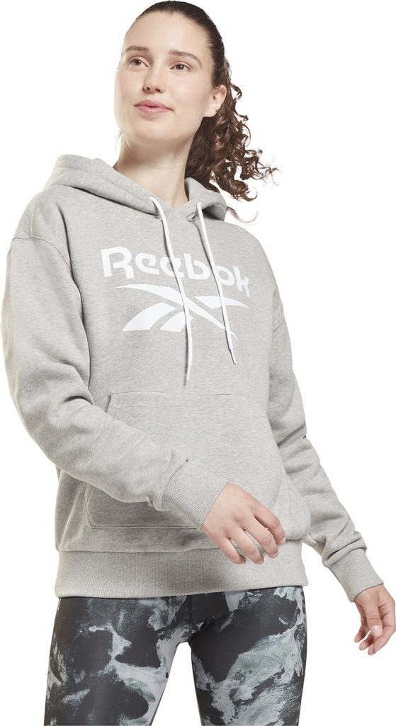 Damen Reebok RI BL Fleece Hoody M Grau