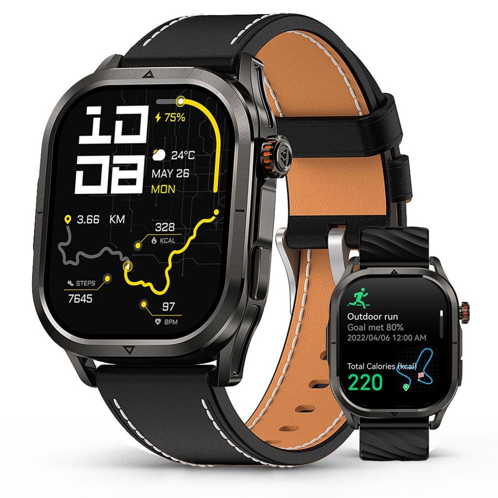 2025 KOSPET MAGIC P10 Smartwatch Herren smartwatch damen mit GPS, 50 Tagen Akkulaufzeit, 1,96-Zoll-AMOLED-Display, 5 ATM Wasserdicht mit Android IOS