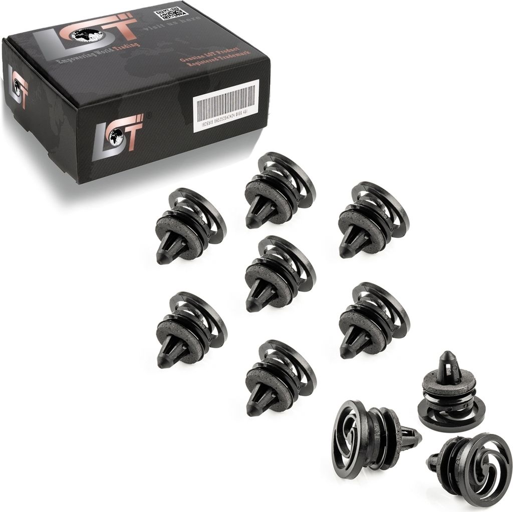 10x Kofferraumverkleidung Befestigung Clips Halter für VW TOUAREG