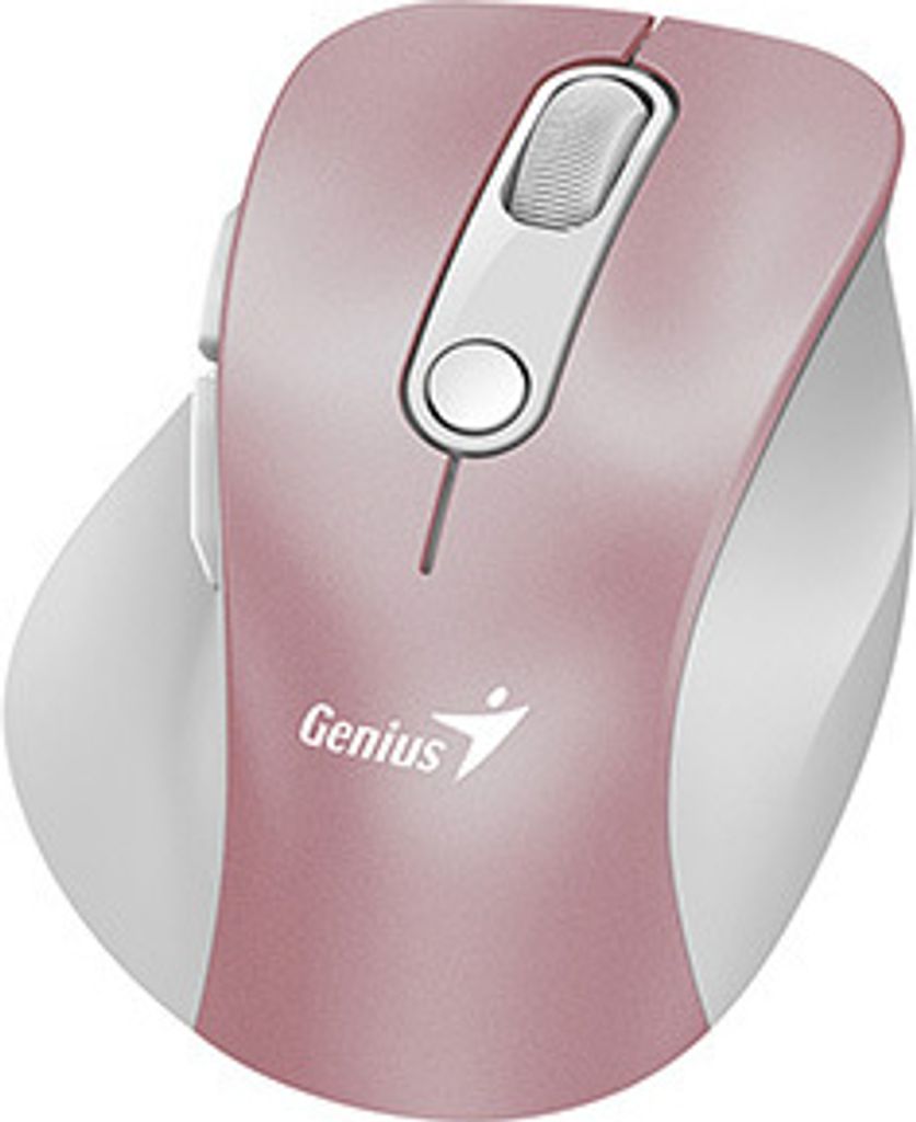 GENIUS Genius Ergo 9000S Pro/Ergonomická/Optická/Pro praváky/2 400 DPI/USB+BT/Růžová