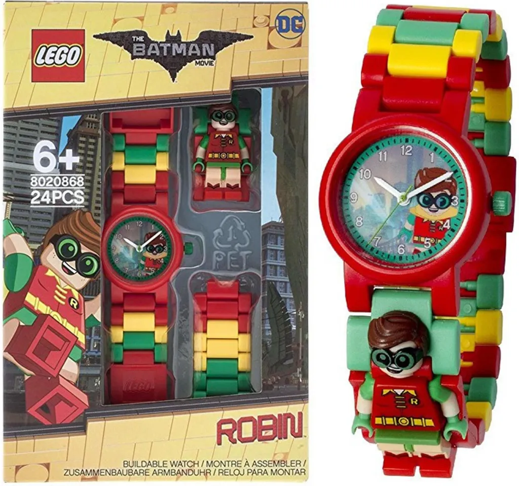 Montre LEGO Robin 8020868 incassable et ludique pour enfant fan de Batman
