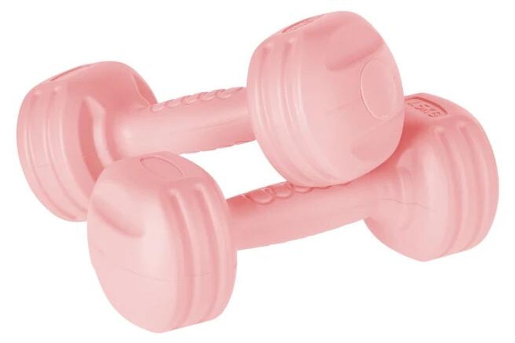 Rebel RBA-2306 Manubri fitness 2 x 1,5 kg, rosa chiaro Immagine del prodotto 