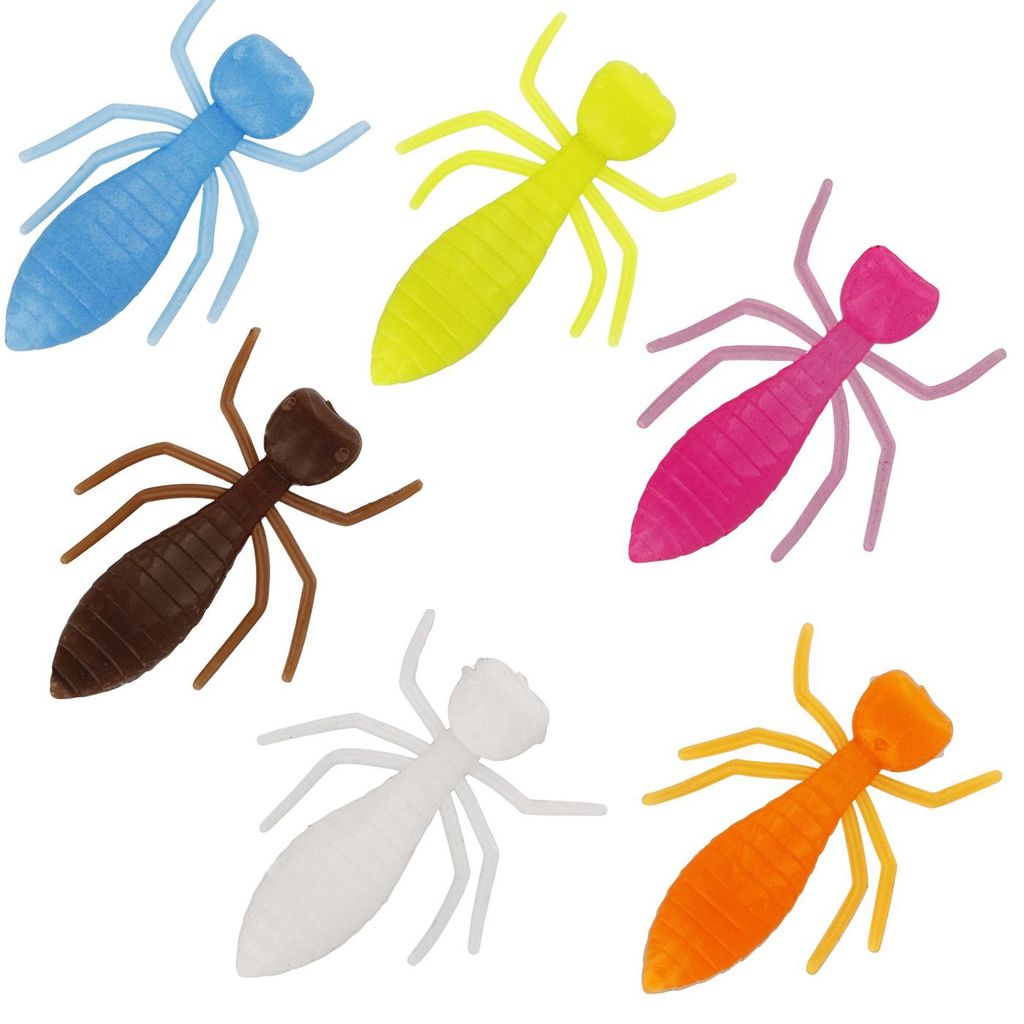 Westin Termite 3,2cm - 10 Gummiköder, Farbe/Geschmack:Brown / Garlic & Cheese