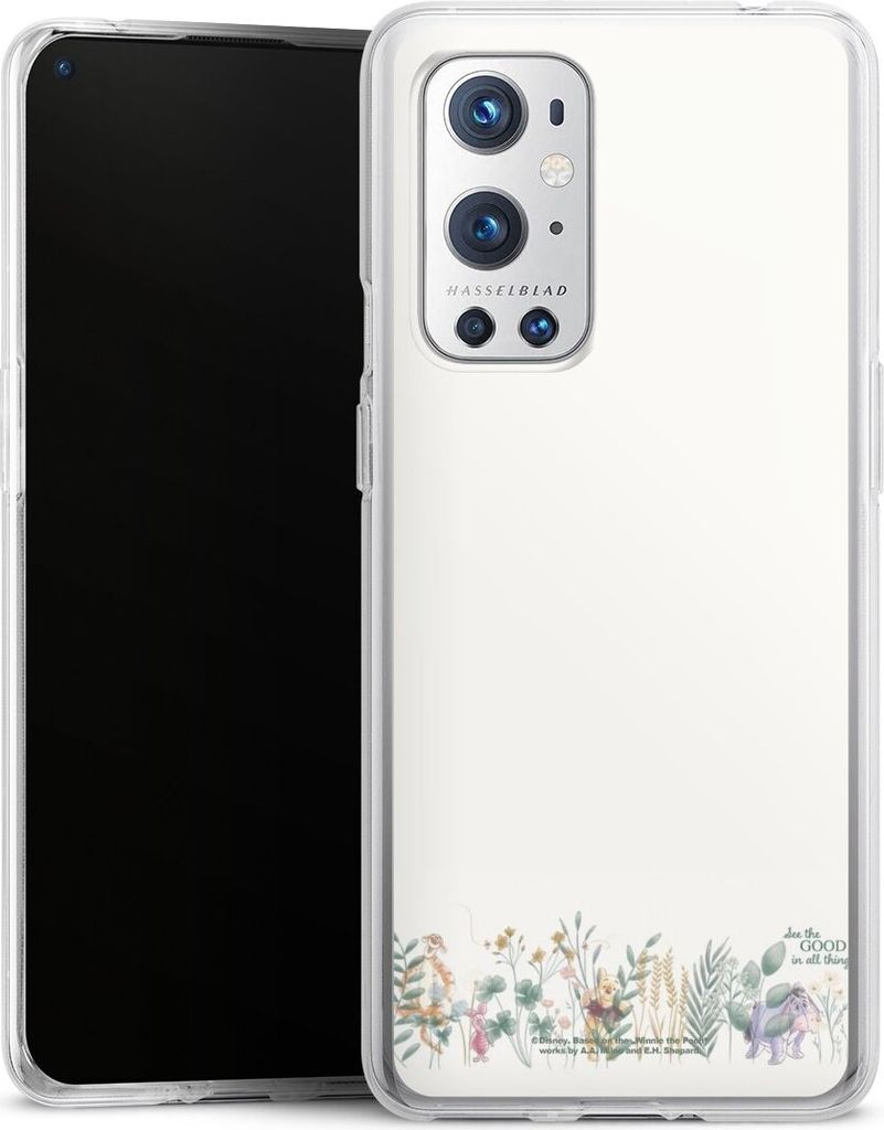 DeinDesign Handyhülle für OnePlus 9 Pro Silikon Hülle Case Smartphone Schutzhülle Disney Winnie Puuh Eukalyptus