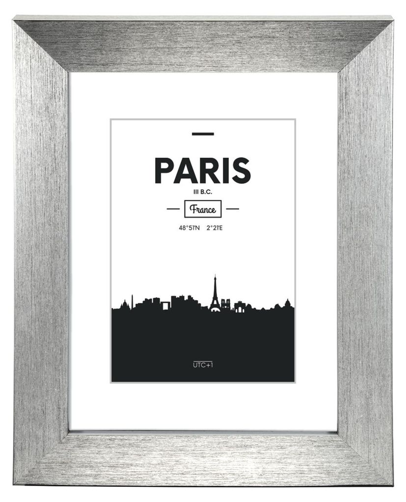Hama Kunststoffrahmen Paris, Silber, 30 x 40 cm