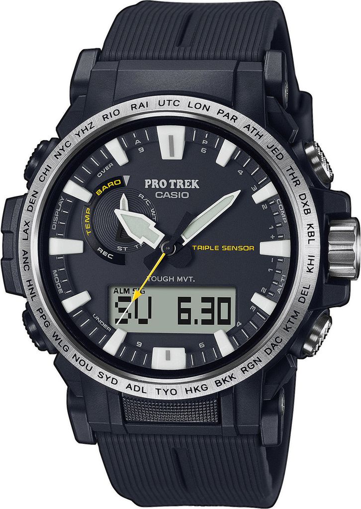 Casio PRW-61-1AER Pro-Trek Funkuhr Solar Herrenuhr 47mm 10ATM