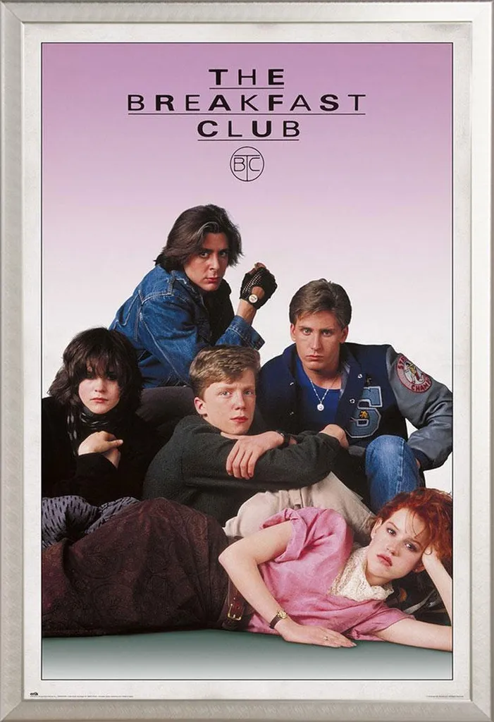 Poster The Breakfast Club 61x91.5 Sincerely Yours con Cornice Shinsuke
