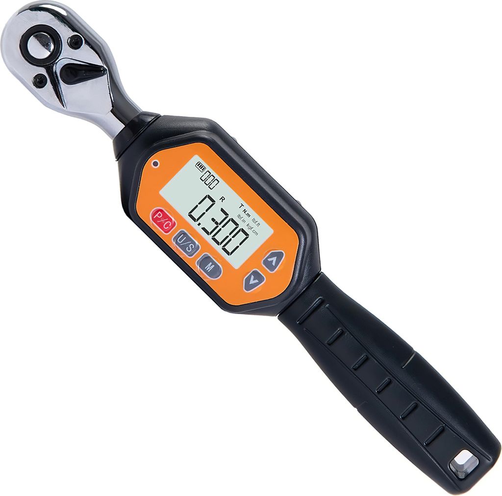 Digitale Drehmomentschlüssel 3/8", 3-60 Nm ±2% Genauigkeit, doppelte Richtung, voreingestellter Speicher, LED-Signal für Fahrrad, Motorrad, Auto.