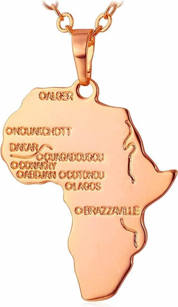 U7 Africa Halskette - Roségold