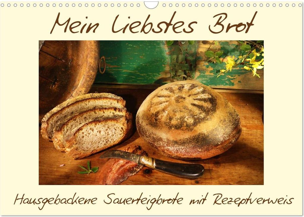 Mein liebstes Brot (Wandkalender 2026 DIN A3 quer), CALVENDO Monatskalender