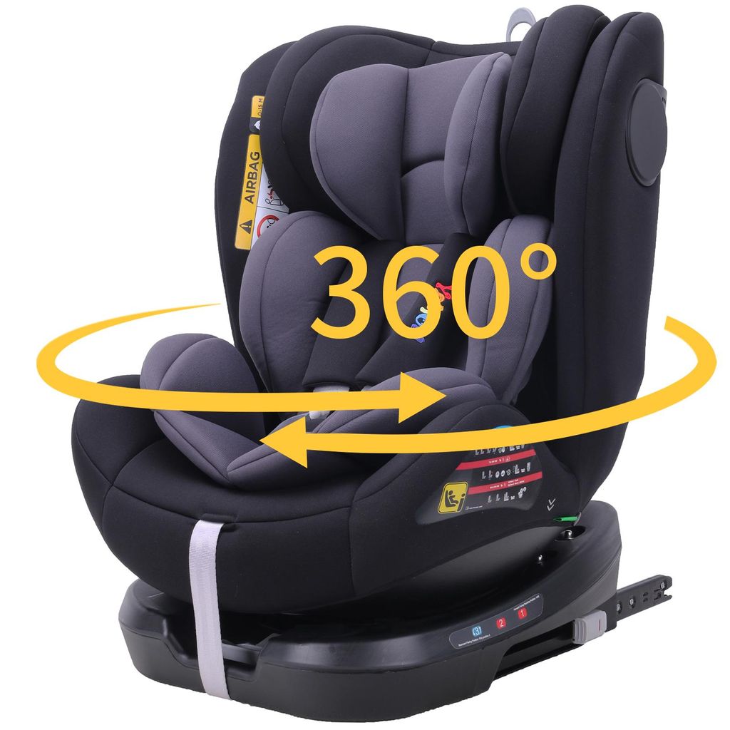 YALION 360° drehbarer Autokindersitz, Sitzerhöhung für Produktbild 