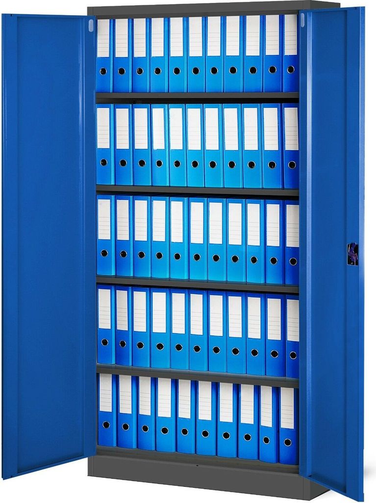 3er Set Aktenschrank C001 Metallschrank Stahlschrank Produktbild 